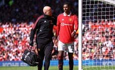 Rashford se lesiona a cinco días de enfrentarse al Sevilla: «No tiene buena pinta»