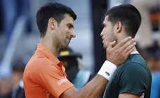 Djokovic se rinde a Alcaraz: “Es increíble para el tenis tener a un campeón como él”