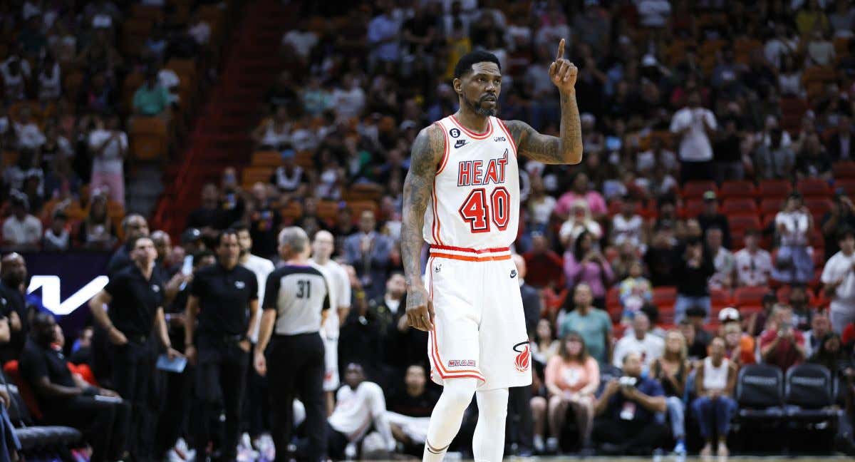 Haslem, en su último partido con los Heat./REUTERS