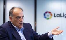 Javier Tebas solicita una “reflexión sobre el arbitraje” en el fútbol español