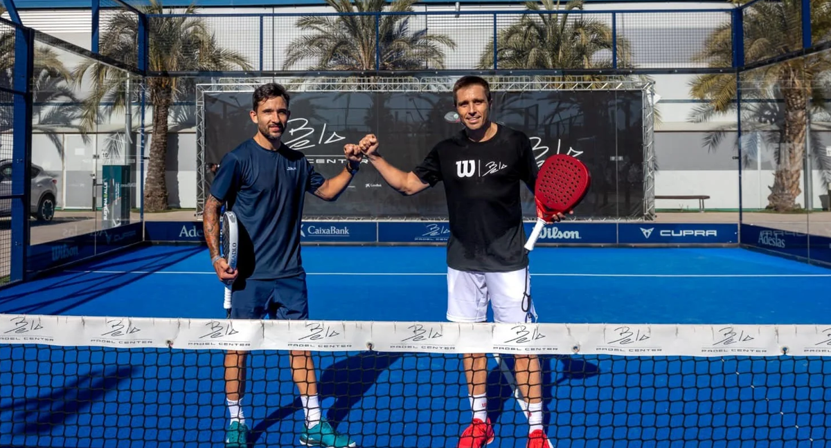 Bela y Sanyo después de un entrenamiento./INSTAGRAM