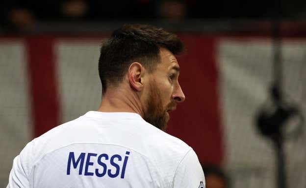 Leo Messi, en el PSG. GETTY