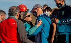 Beatriz Flamini interrumpió su gesta ocho días, aunque permaneció incomunicada