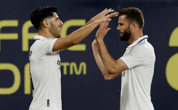 Asensio y Nacho, dos de los líderes de la unidad B.  EFE