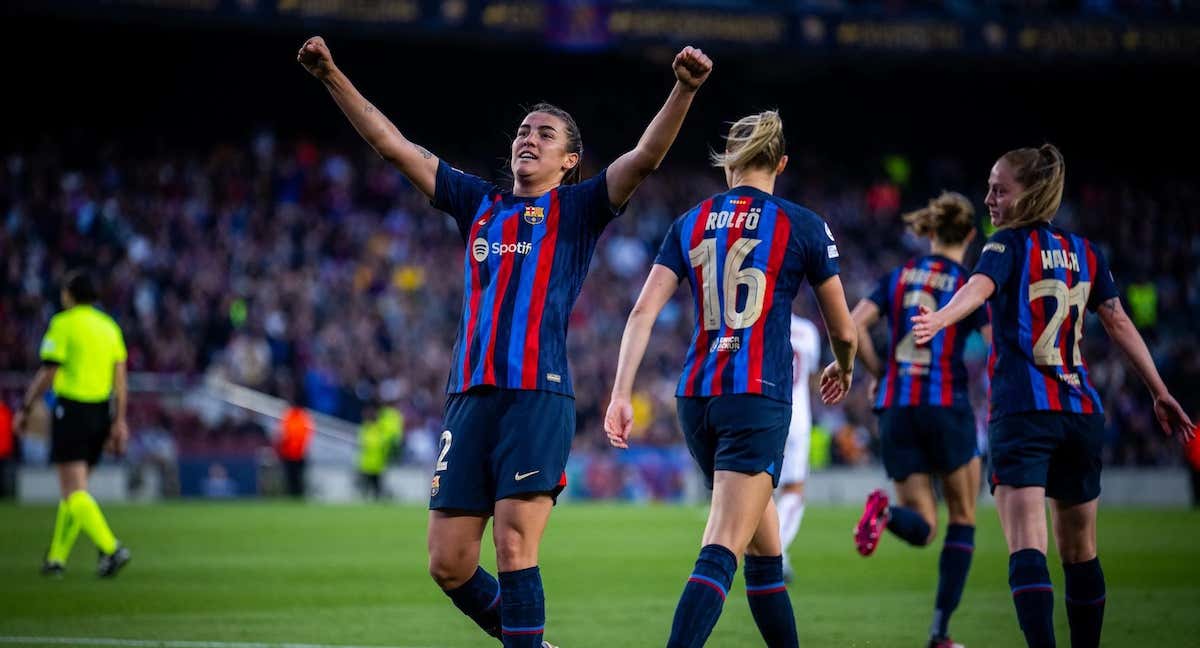 El Barça femenino se juega el pase a la final de la Champions en el Camp Nou.