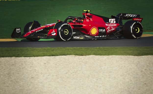 Carlos Sainz, en el GP de Australia de F1 2023.  Ferrari