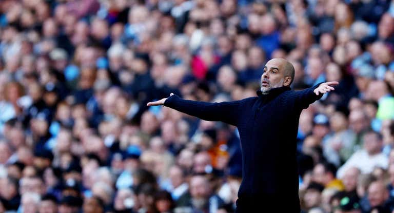 Pep Guardiola, entrenador del Manchester City.