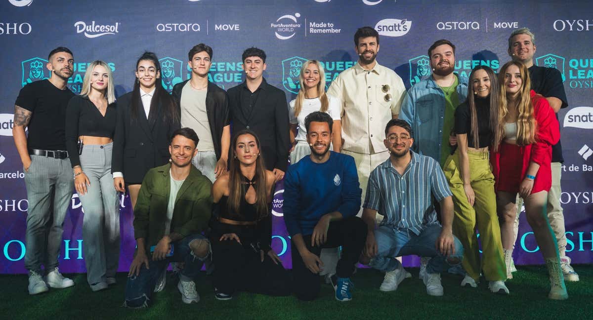 Los presidentes de los equipos. /QUEENS LEAGUE