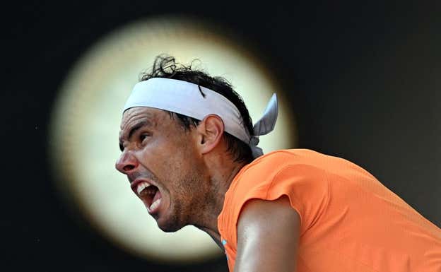 Rafa Nadal en Australia. AFP