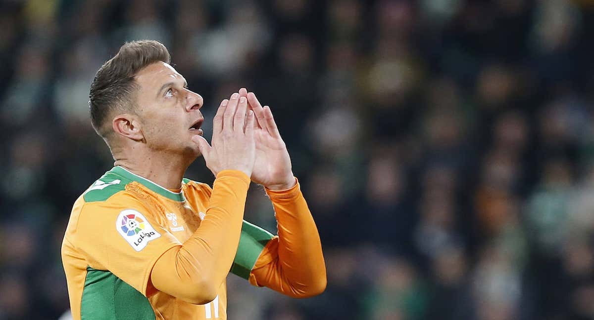 Joaquín, en un partido del Betis temporada 2022-23.
