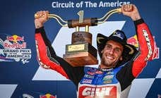 Álex Rins entra en la lista histórica de ganadores con Honda... siete años después del último