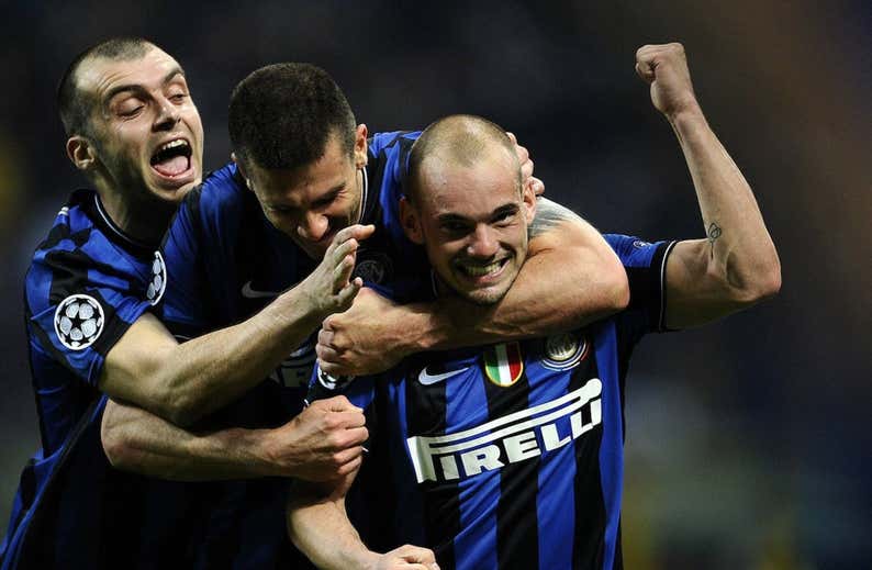 ¿Quiénes jugaban en Inter y Milan cuando estuvieron por última vez en semis?