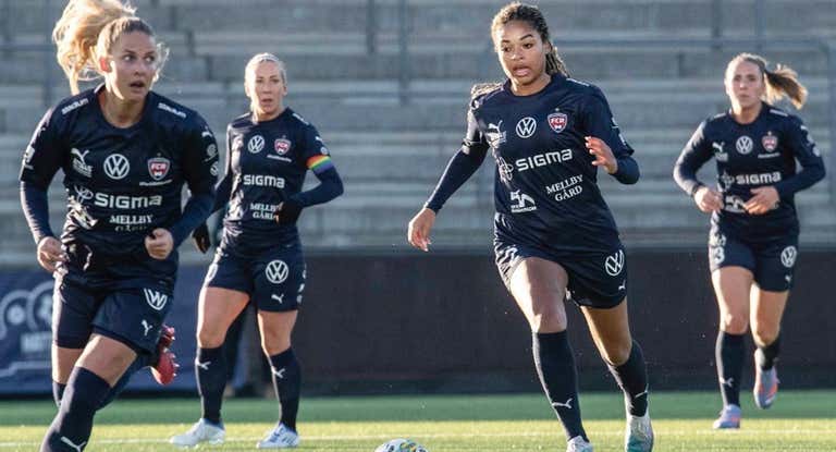 FC Rosengård durante un partido.