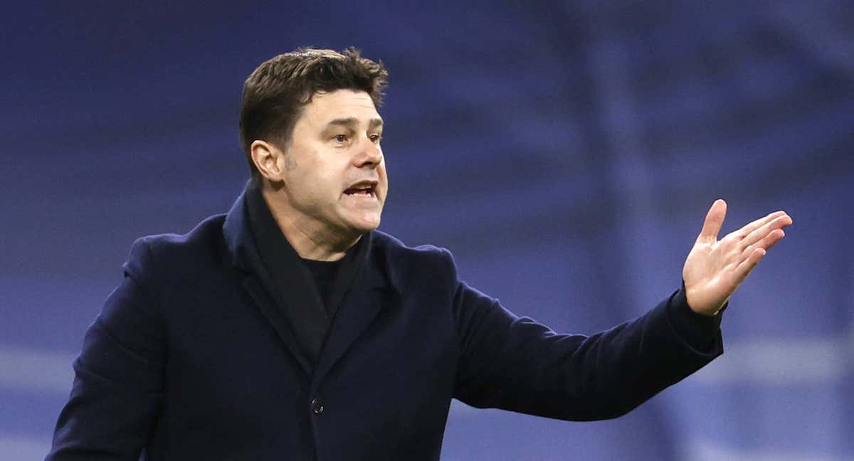 Pochettino da indicaciones durante un encuentro. /EFE