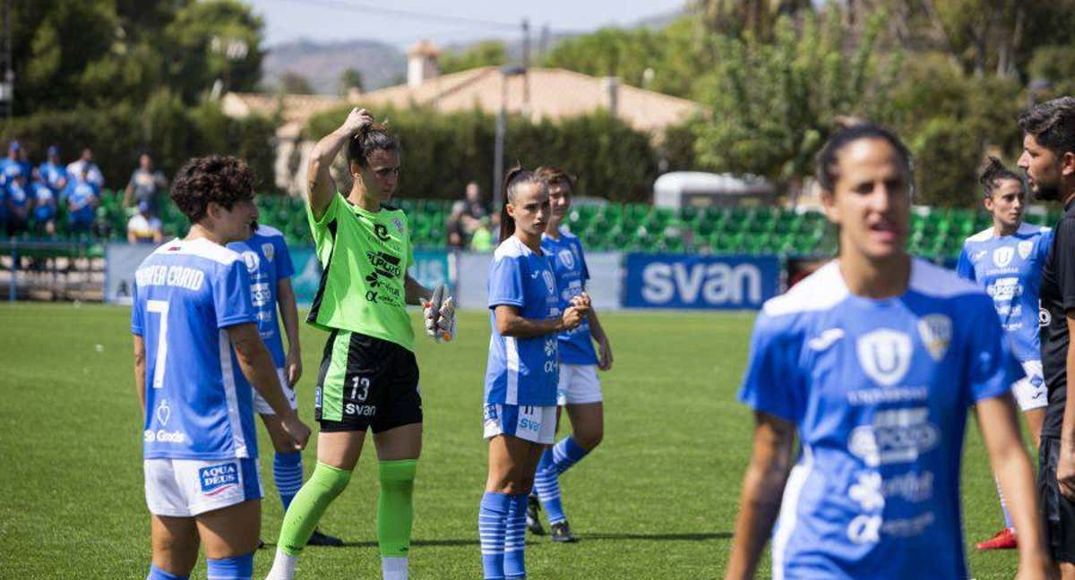 Jugadoras del Alhama en un partido de esta temporada. /Liga F