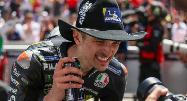 Luca Marini, piloto de VR46, en el GP de Las Américas de MotoGP 2023.
