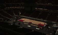 El hielo que se esconde bajo el parqué del United Center de los Bulls... y de los Blackhawks