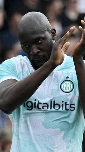 Lukaku durante el encuentro.  AFP