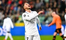 Hazard no irá a Girona por un golpe en el tobillo