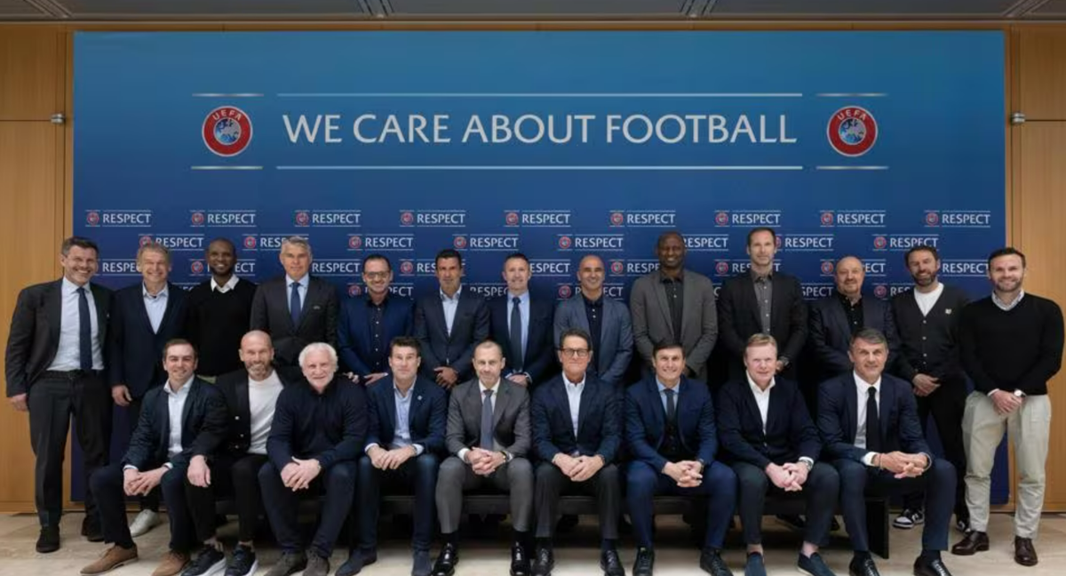 Representantes de la reunión./Kristian Skeie - UEFA/UEFA via Getty Images
