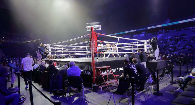 Imagen de la última velada celebrada en el WiZink Center, en enero de 2022, organizada por PCI Promotions.