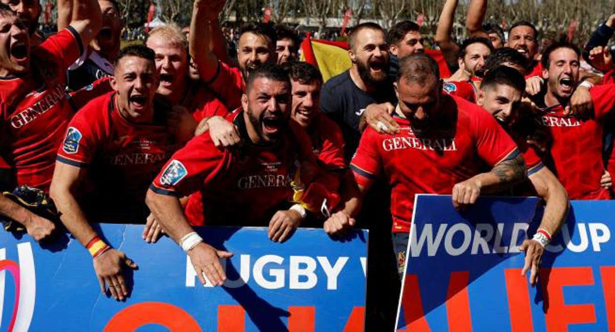 Leones celebran su pase para el Mundial. /Susana Vera / Reuters