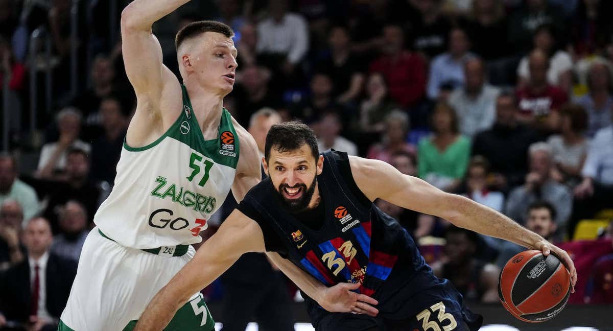 Nikola Mirotic, en el partido ante el Zalgiris de este jueves.