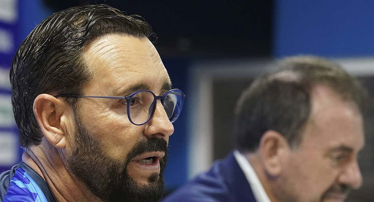 José Bordalás, en su presentación como entrenador del Getafe. /GETAFE CF