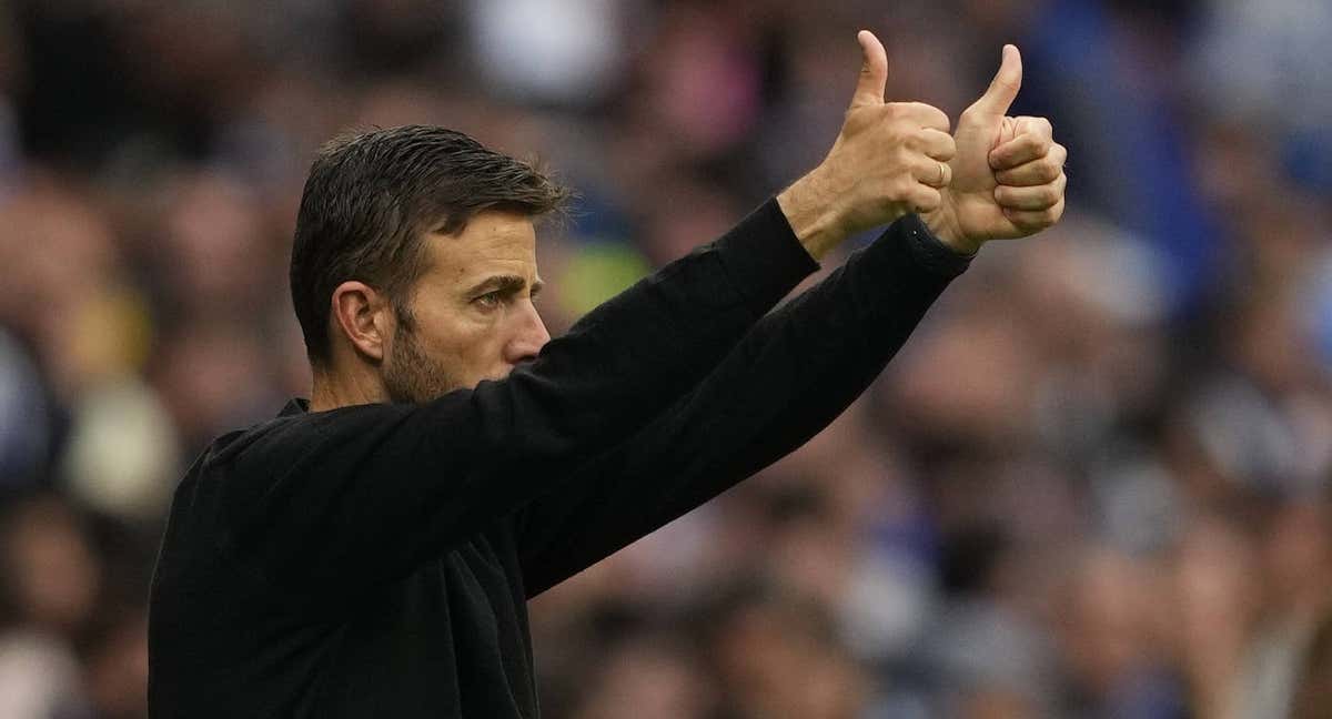 Luis García, en el partido ante el Getafe./EFE/Alejandro García