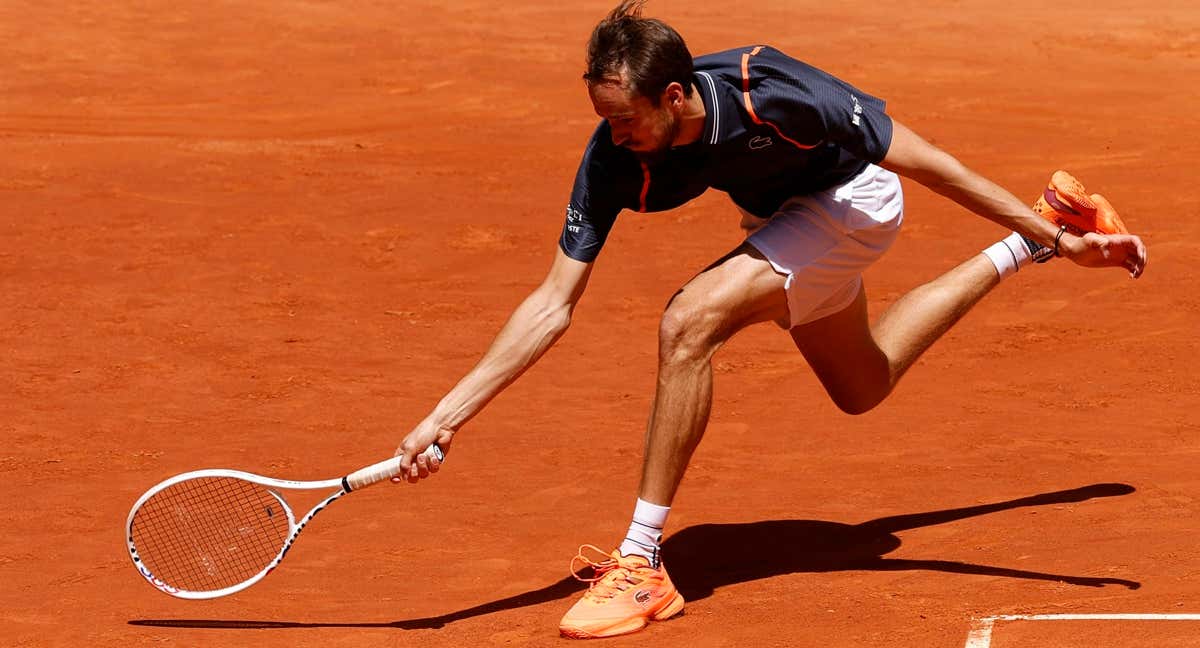 Daniil Medvedev cae eliminado del Masters 1000 de Madrid./EFE