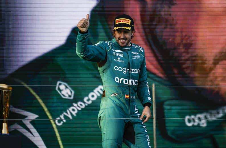 Alonso y Aston Martin se ven de nuevo en el podio en Miami