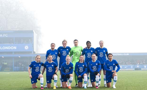 El Chelsea antes del partido contra el Liverpool.  CHELSEA FCW