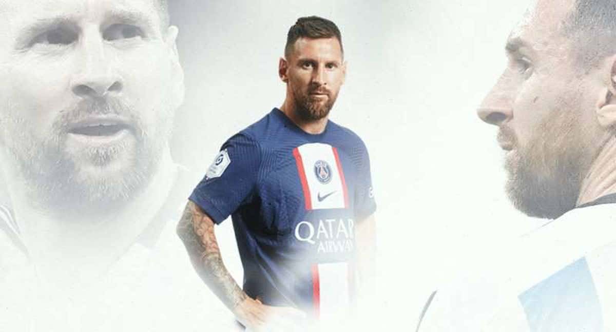 Messi, en un montaje del PSG/PSG.FR