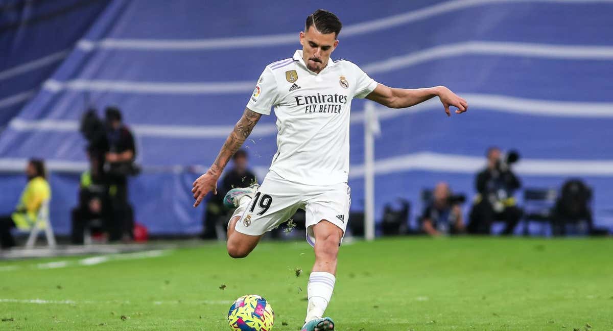 Ceballos, en un partido con el Madrid.