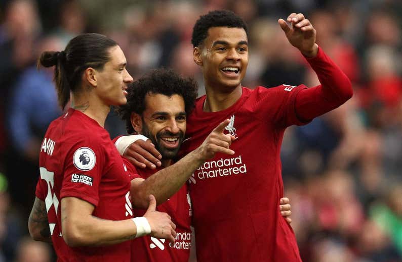 El Liverpool apura sus opciones de Champions con Salah batiendo récords