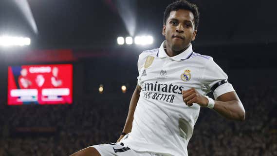 Rodrygo Goes celebrando un gol. /Reuters