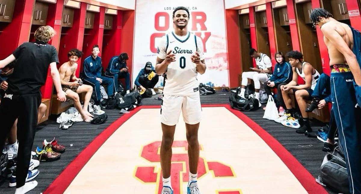 Bronny James anuncia su incorporación a la USC para jugar en la NCAA.
