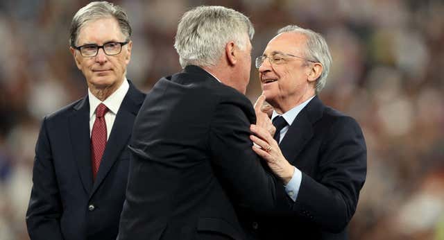 Florentino, sobre Ancelotti: “Es un tema que no existe, tiene contrato y estamos encantados con él”