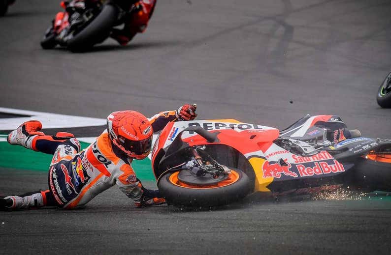 Marc Márquez, contra la pesadilla de las caídas