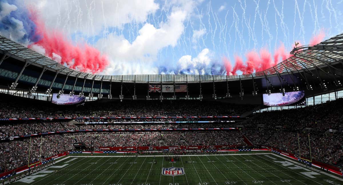 El estadio del Tottenham antes de un partido de NFL /GETTY IMAGES