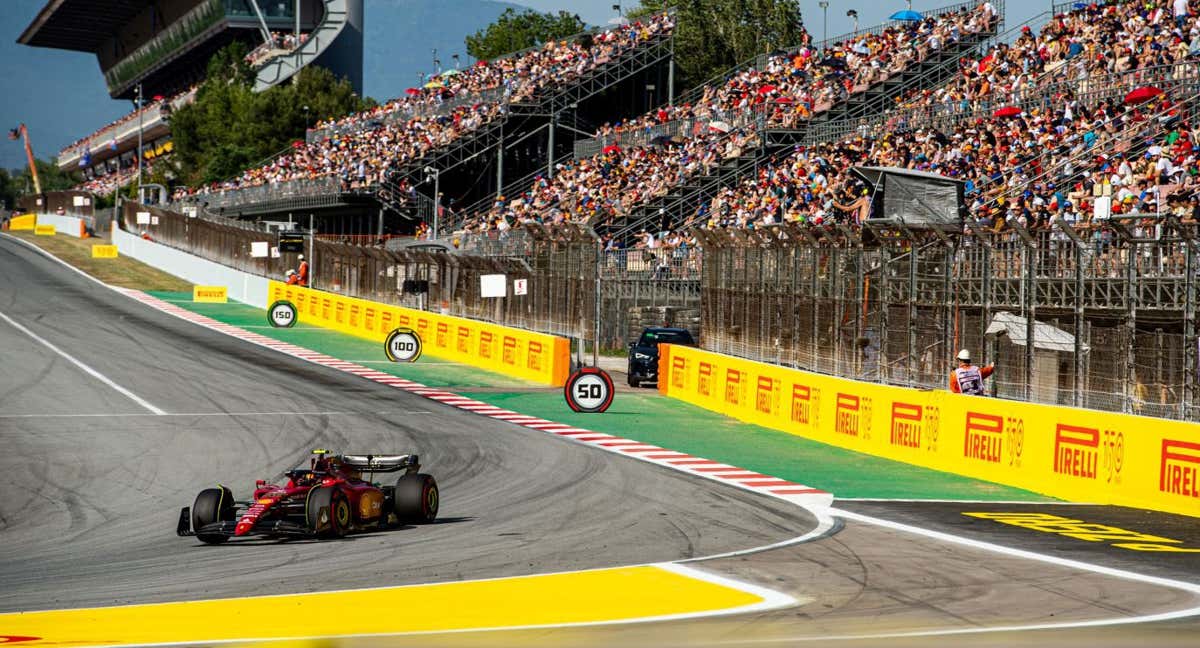 Carlos Sainz, en el GP de España de F1 en el CIrcuit de Barcelona-Catalunya. /Ferrari