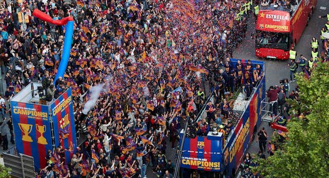 La fiesta del Barça será este lunes a partir de las 18 horas