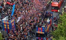 La fiesta del Barça será este lunes a partir de las 18 horas