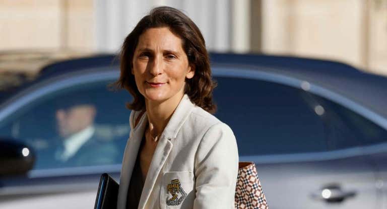Amélie Oudéa-Castera, ministra francesa de Deportes.