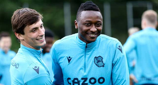 Refuerzo de Champions: Sadiq Umar vuelve a entrenar con el grupo