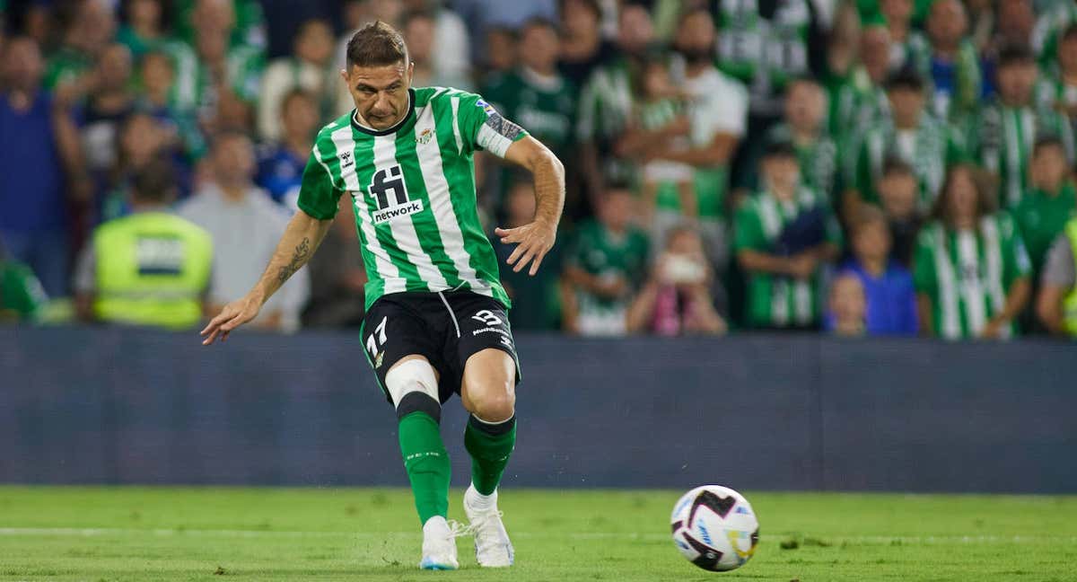 Joaquín durante un partido esta temporada.