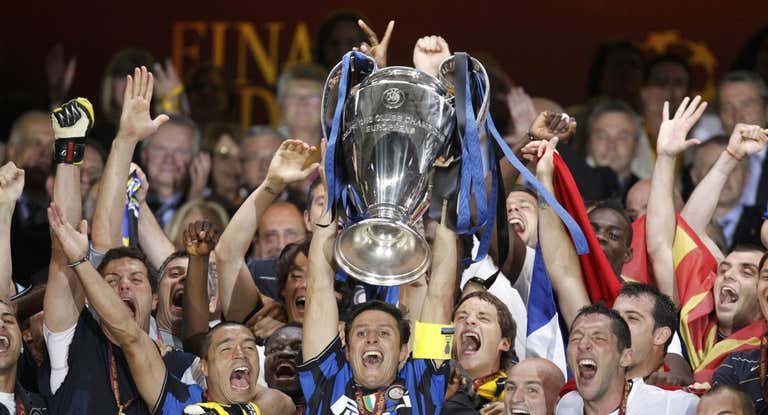 El Inter de Milán levanta su última Champions League en 2010.