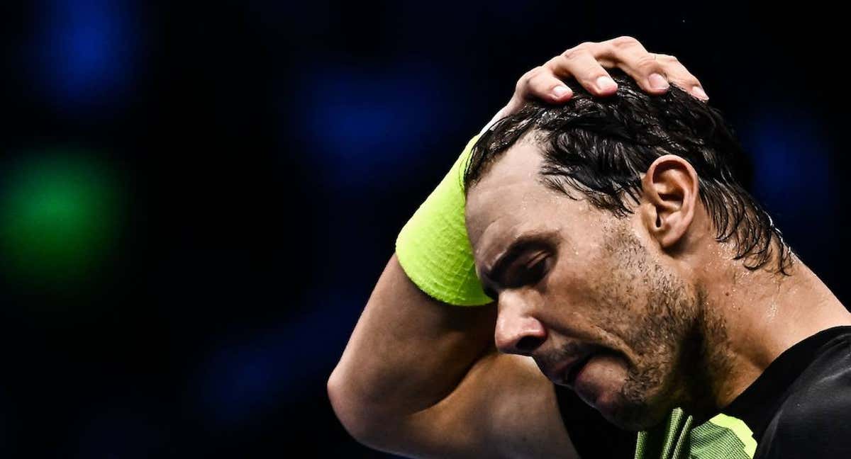 Nadal, durante su última participación en las ATP Finals de Turín. /Marco BERTORELLO / AFP