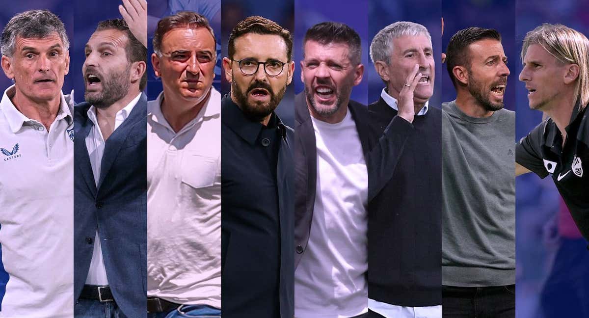 El efecto de los nuevos entrenadores durante la temporada de LaLiga, en datos./RELEVO