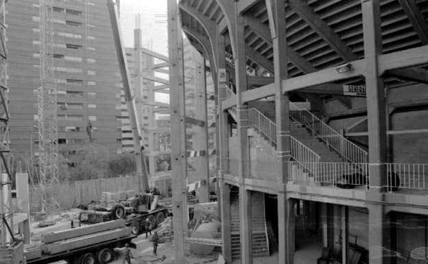 Mestalla en su última reforma.  Archivo ABC.